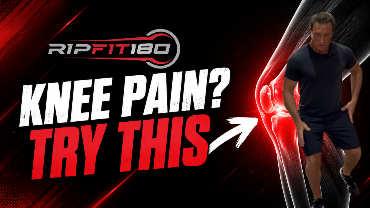 Load video: Roman demonstrates two knee mobility and strengthening movements using the RipFit180 resistance training system to support knee control, strength, and range of motion.